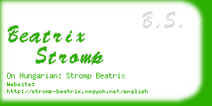 beatrix stromp business card